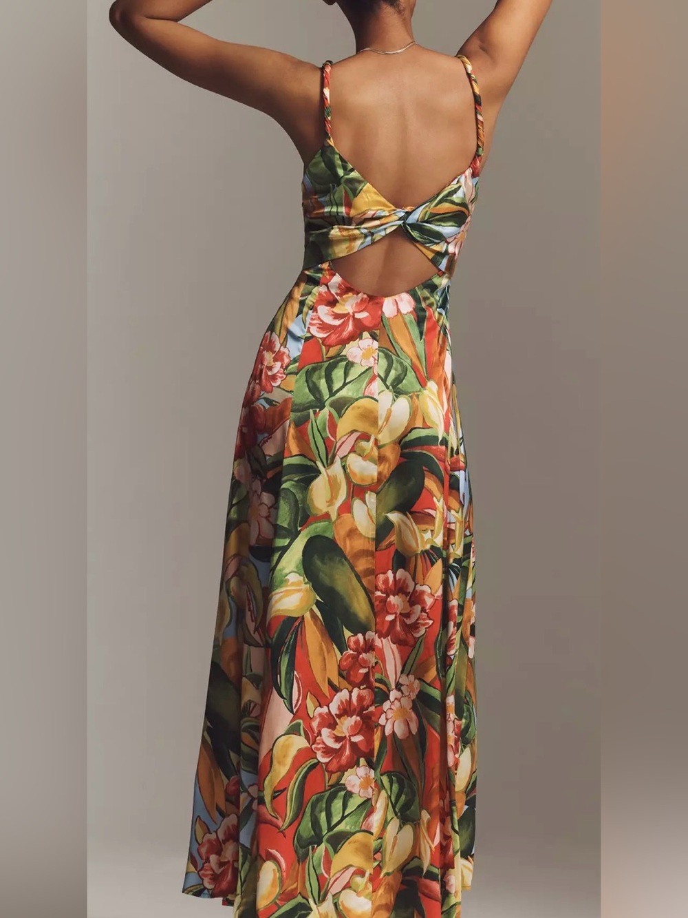 FARM RIO X ANTHROPOLOGIE SWEETHEART MAXI DRESS Tropical print - Picture 2 of 4
